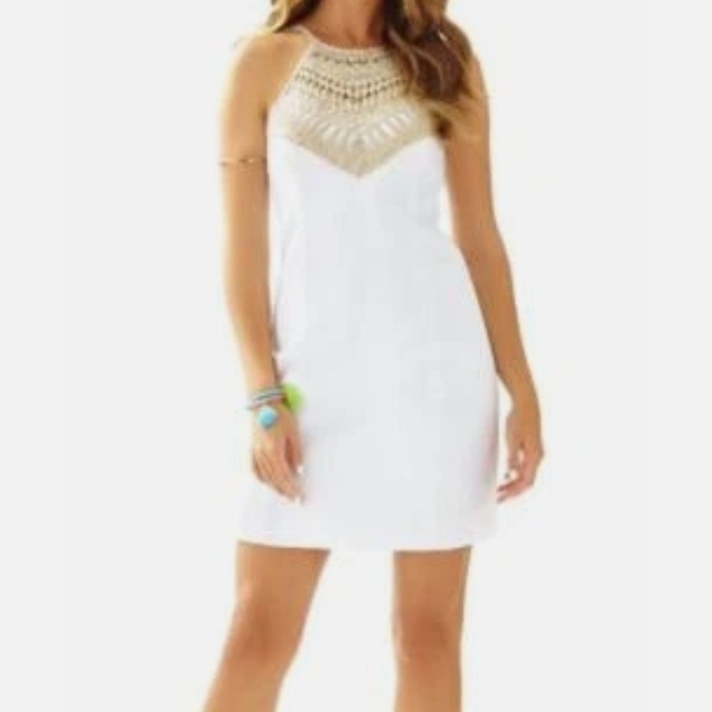 Lilly Pulitzer Pearl Resort soft Shift Dress Size 0.